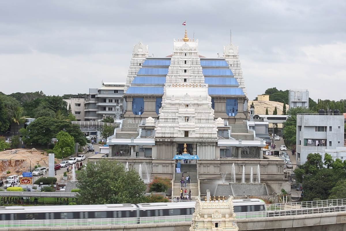 Iskcon Bangalore Temple View