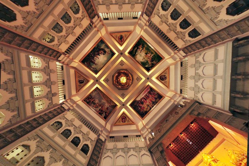 Inside view of ISKCON Bangalore