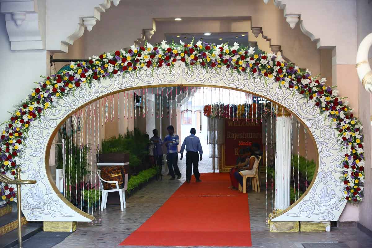 Decoration at entrance