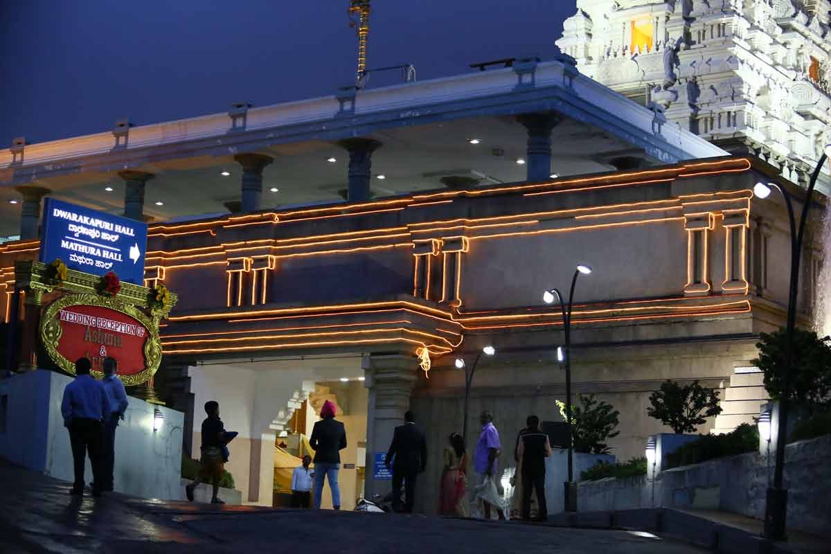 Marriage hall entrance