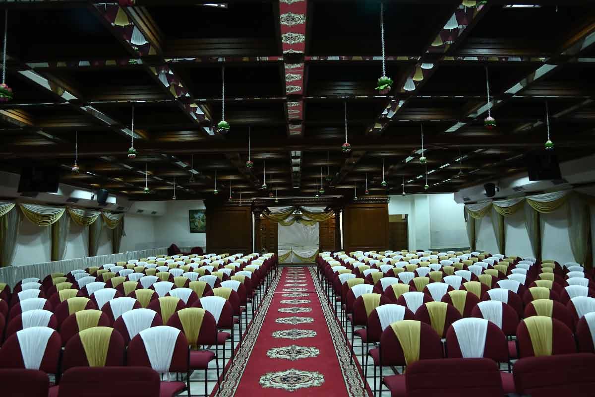 Seating at Dwarakapuri hall