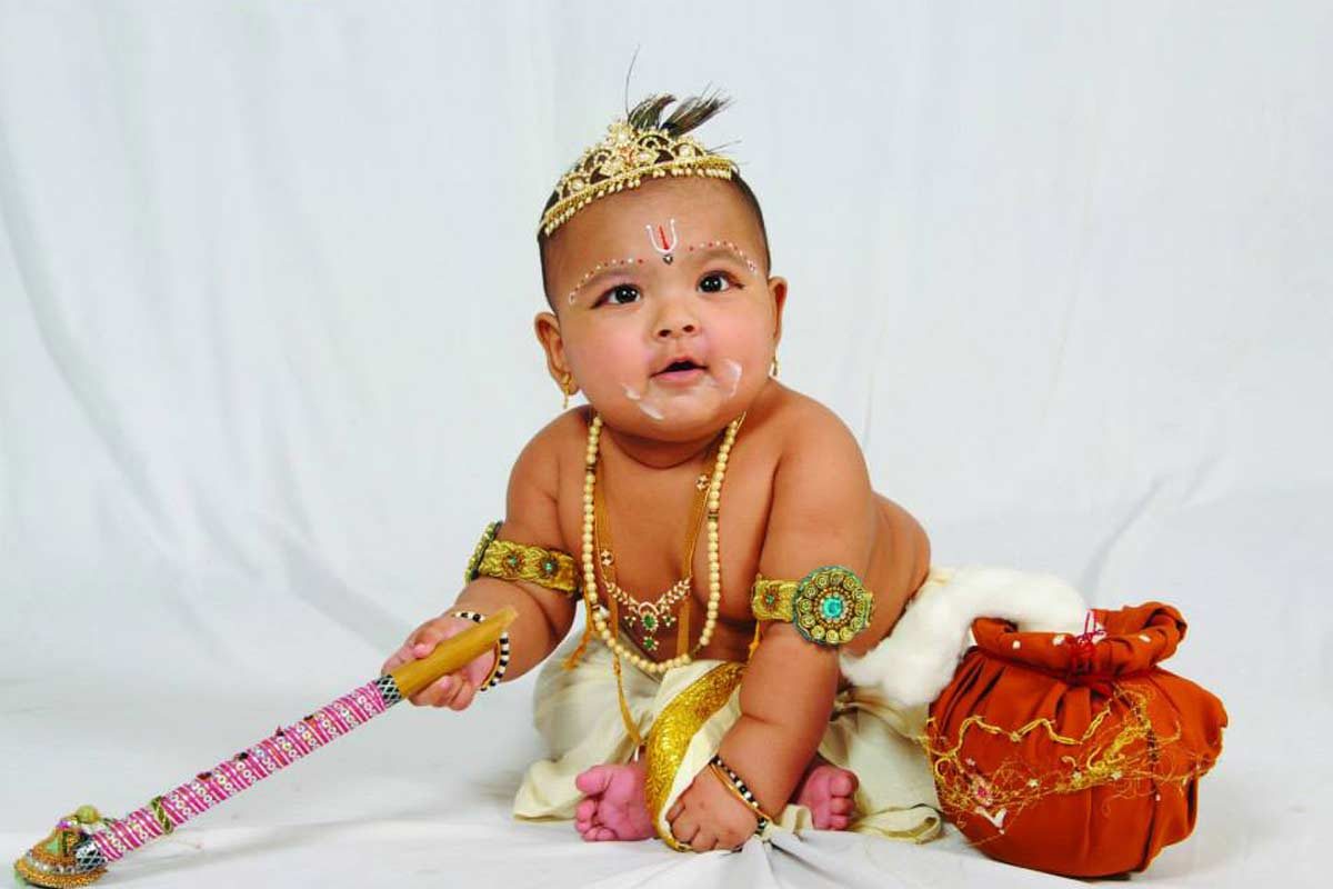 infant krishna costume