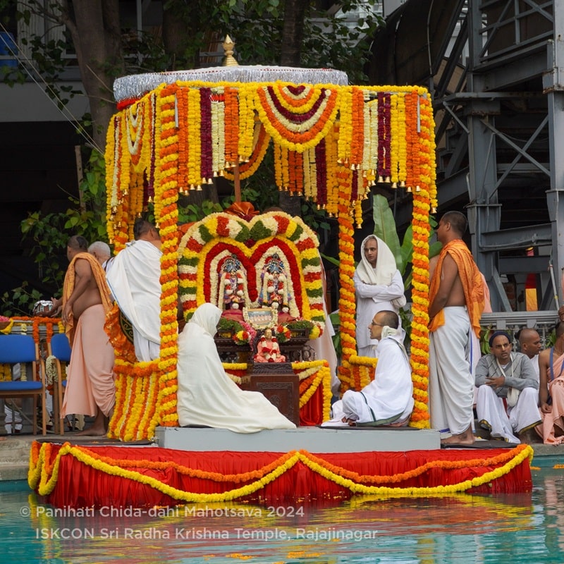 Celebration Of Panihati Mahotsava 2024 ISKCON Bangalore   Panihati 3 