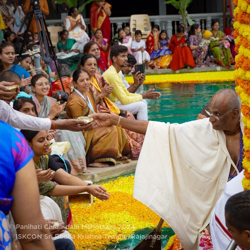 Celebration Of Panihati Mahotsava 2024 ISKCON Bangalore   Panihati 4 